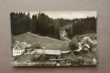 Foto Ansichtskarte AK Schwarzwald 1930-1950 Höllental Sägemühle Ravennaschlucht